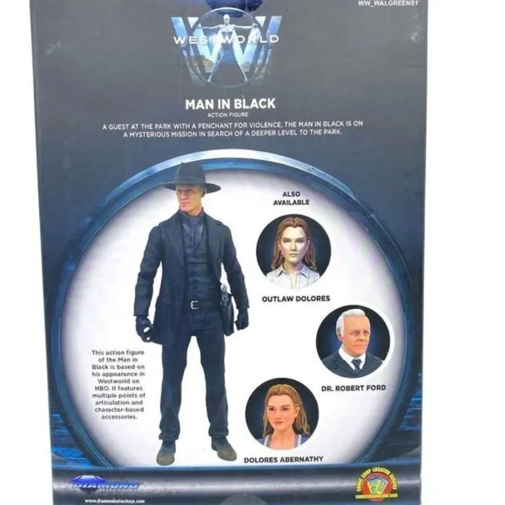 Westworld Man In Black Action Figure Diamond Select